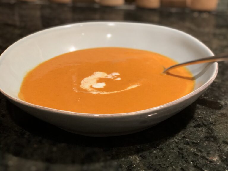 Curried Carrot and Parsnip Soup